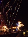 While Pegasus prances on the bow of s/v Plum Krazy. What a gorgeous Christmas Eve! (Rivers Edge Marina, St. Augustine FL)