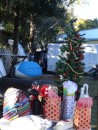 A Secret Santa gift-swap also plays a part in the festivities. (Rivers Edge Marina, St. Augustine FL)