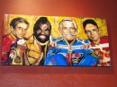 As for the A-Team... Well, it is 80s Night, and they do make for great wall art.  (Fuego, Flagler Beach FL)