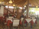 Puerco Rosado is a lovely Italian restaurant on the beach with both indoor and outdoor seating. (Restaurant Puerco Rosado, Boca Chica, Dominican Republic.)
