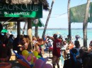 Isla Bonita is always hopping on Sunday afternoons. (Isla Bonita as viewed from Oceano, Boca Chica, Dominican Republic)