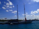 This Danish sailing ship Victoria offers an alternative to jail for troubled youths. (Marina ZarPar, Boca Chica, Dominican Republic.)