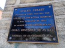 "AVILES STREET: In Spanish times, this was the street of the royal hospital. It was renamed in 1923 in honor of the birthplace of Pedro Menendez Aviles, founder of St. Augustine, Fla." (Aviles St., Historic St. Augustine FL)