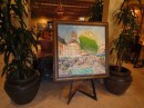 Painting on display.  (Casa Monica Hotel, historic St. Augustine FL)