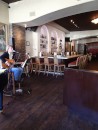 Apparently piano music is not the only entertainment offered here as a lone guitar player serenades diners on this afternoon. (Metro Restaurant, St. Augustine FL) 