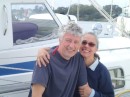 We make friends with a delightful German couple, Juergen & Kathrin, who purchase the yacht in the slip just across from us. (Rivers Edge Marina, St. Augustine FL)