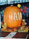 At A1A Ale Works an autumnal pumpkin display greets us on this first Sunday in November. 