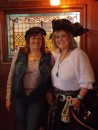 Here we stumble across not just one pirate lady, but two! (Meehans Irish Pub, St. Augustine FL) 