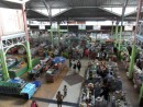 View from second story, open air market.