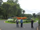From left: Peter, Jim and Dianne at the entrance to the Botanical Gardens. (See sub-album MELBOURNE BOTANICAL GARDENS.)