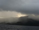 Approaching Hiva Oa in Bougainville Channel