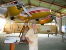 Jim by Jojo, Beechcraft owned by Jacques Brel, in the Jackques Brel museum, Hiva Oa