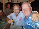 Steve Greenwood (left) with Jim at the Royal Caribbean.