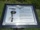 This plaque tells the unusual story of a pilot who disappeared near Cape Otway with his plane after reporting a UFO sighting.