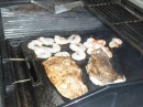 Fish and shrimp on the barbie: very Aussie, very summertime, and VERY yummy! 