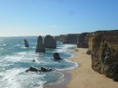 Our final stop on the Great Ocean Road is an area known as Twelve Apostles for the 12 sentinel rocks that guard the shore there.