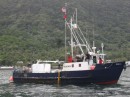 This fishing vessel slipped in just in front of us at the dock at the end of May.