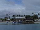 The first place we pass upon leaving Marina ZarPar on the south shore of the Dominican Republic is Club Nautica, the adjacent yacht club where the very wealthy Dominicans park their yachts.