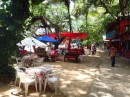 As do bars and restaurants. (Sosua Beach, Dominican Republic)