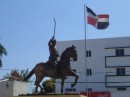 Statue in el centro, Luperon, Dominican Republic.