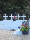 These graves are located at Two Dollar Beach.