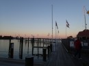 When we get in to St. Michaels Marina at 6:00 p.m. it is almost dark.