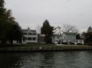 Waterfront homes. Historic St. Michaels, Maryland.)