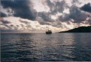 Cassiopeia anchored in Fiji