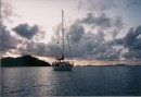 Cassiopeia anchored in Fiji