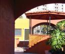 So many Mexican buildings have public courtyards, a nice use of space.