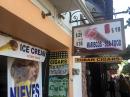 Only in Mexico: this shop sells Ice Cream, Cuban Cigars, and Seafood?! Oy!
