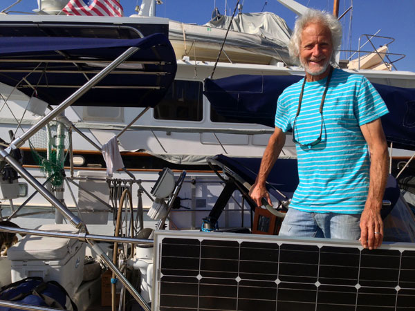 Captain Kirk is SO happy to finally have solved the solar panel mounting problems that first began in Oxnard.