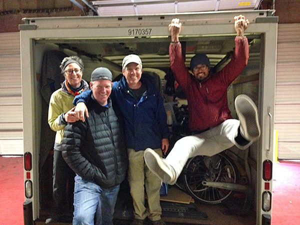 BIG HUGE THANKS to our Seattle Peeps who helped move our stuff from the storage unit into the truck. Kat & Willie, Heavy, Jesse & Kelsi, we couldn