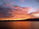 This sunset at Isla Corado looking back towards Loreto was one of the most spectacular we