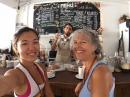 So much fun to have Vivy from Hong Kong stay with us for a few days after our training was over. She and Heidi visited classmate Arjuna at the coffee shop where he works, in-between teaching morning and evening yoga classes in Puerto Vallarta. 