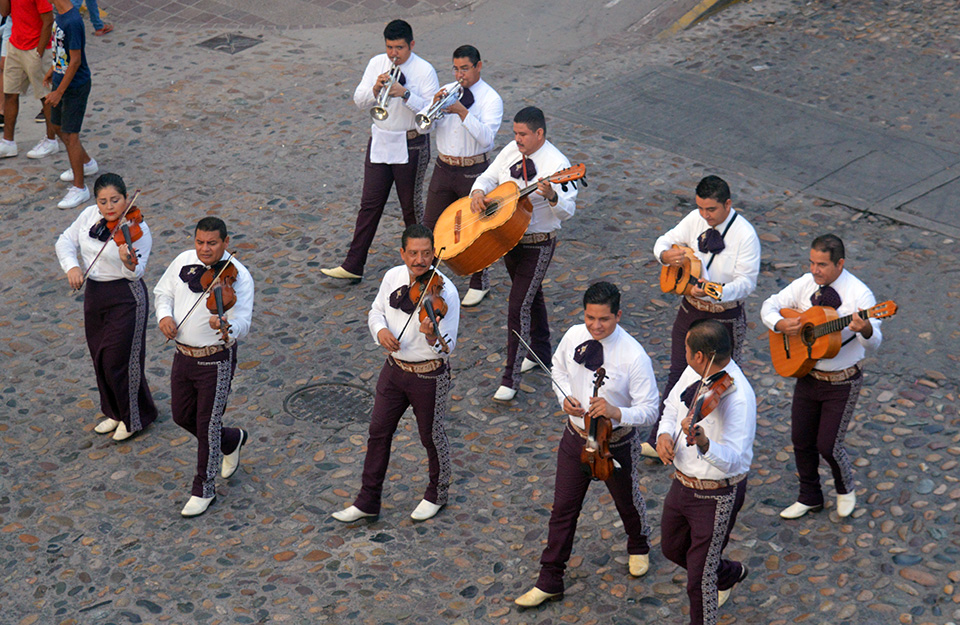 On the night of Nov. 2nd, the Dia de los Muertos parade started with the classic mariachi band...