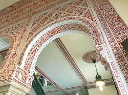 Another example of Moorish architectural detail in the interior of the hotel, amazing complexity in the designs.  