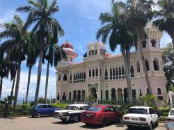 Palacio de Valle, built by the Italian architect Alfredo Colli in 1913-1917, was the home of a Sugar Baron. Moorish-style former mansion is now a government operated high-end hotel. See more interior pix in photo gallery.