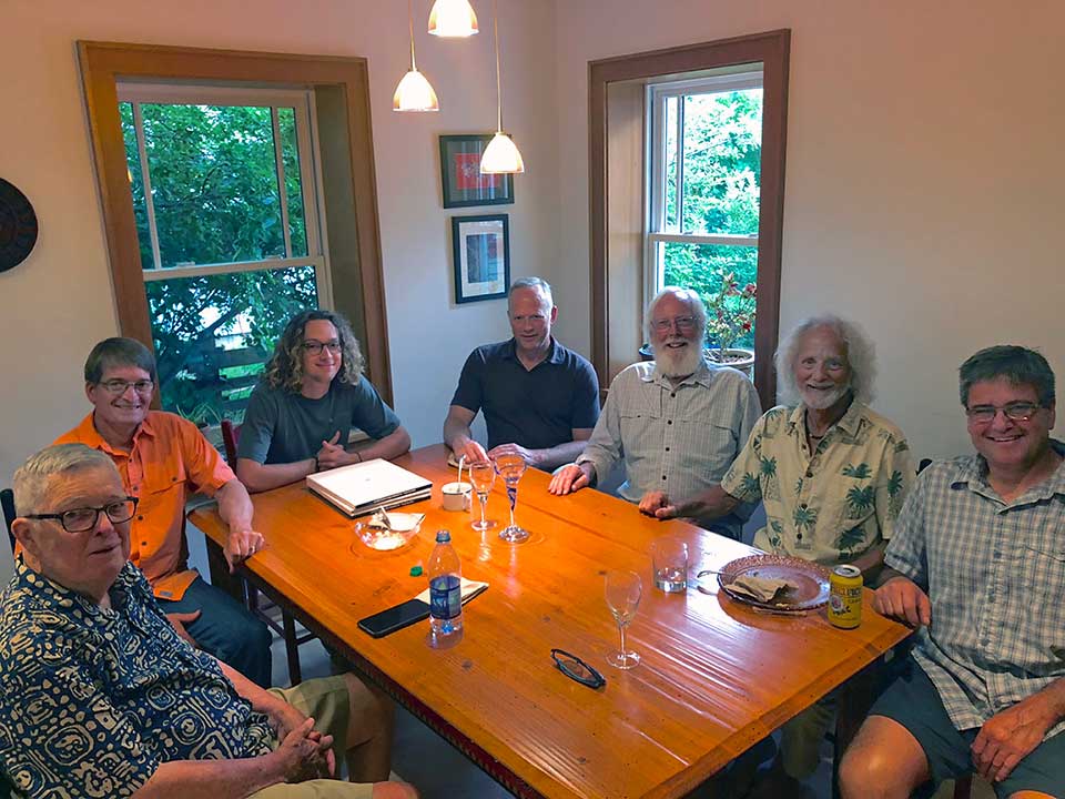 Big thanks to Arne and Teresa for hosting us all in their newly remodeled kitchen and dining room too. The Boyz Table: Pete, Arne, Tate, Steve, Andy, Kirk, and Berg.