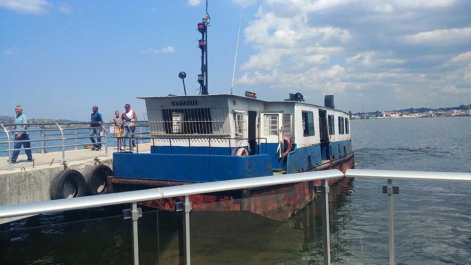 This passenger ferry is one of the few boats that Cubans are allowed to ride on, 15-minutes across Havana Harbor. Several years ago one of the ferries was hijacked to head to Florida, with a couple of unsuspecting tourists aboard. The boat was stopped and returned safely, but the hijackers were jailed for "harming tourists."