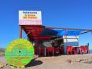 You could buy shrimp on the beach for lunch at this bright-and-colorful shrimp-shack.
