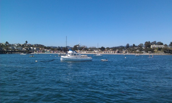 View of Capitola from our buoy