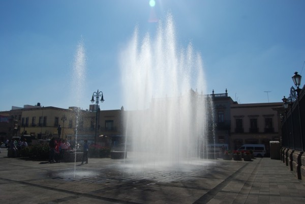 town square in front of Cathedral
