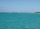 Looking out at Exuma Sound from our anchorage off White Cay