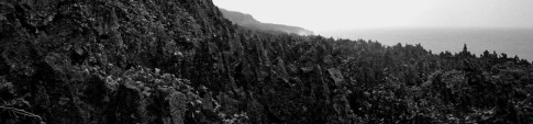 Mordor!...a black and white shot by Togo Chasm.  The spires that you see are made from an old bed of coral that has be eroded into razor sharp pinnacles