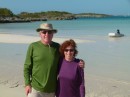 We started our trip through the Exumas, in the North Central Bahamas, in Highbourne Cay. We anchored two different places there. 