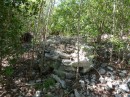 On Hawksbill Cay there are Loyalist Ruins you can hike to. Here is one of the ruins. 