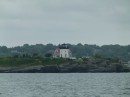 From Fall River we headed up the Sakonnet River. The lighthouses are very different than the Chesapeake lighthouses.