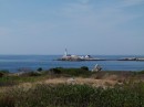 There are several other islands in the Isles of Shoals.  This is a view of White Island and the lighthouse.