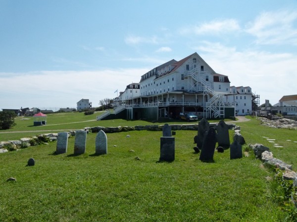 Here is a view of the wonderful Oceanic Hotel, now part of the Unitarian Universalist conference center.  Bill spent a lot of time here as a teenager and we all went there as a family.  It had been over 20 years since our last visit.